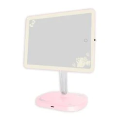Hello Kitty® Touch Pro 2.0 LED Makeup Mirror With Qi Charging Base 15 Hello Kitty® Touch Pro 2.0 LED Makeup Mirror With Qi Charging Base -Impressionsvanity side horizontal warm