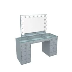 SlayStation® Pro 2.0 Tabletop + Vanity Mirror + 5 Drawer Units Bundle 38 SlayStation® Pro 2.0 Tabletop + Vanity Mirror + 5 Drawer Units Bundle -Impressionsvanity silvery 8