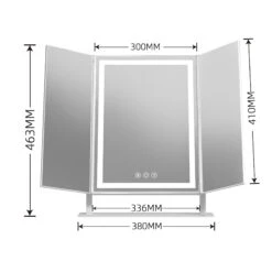 Lavish Tri-Fold LED Tri-Tone Makeup Mirror 24 Lavish Tri-Fold LED Tri-Tone Makeup Mirror -Impressionsvanity size 1 9954c521 5e0f 4cc0 a8a3 0361d219d2c6