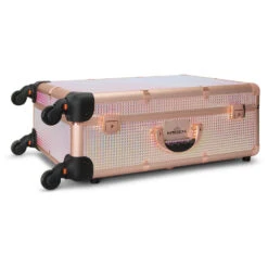 SlayCase® Pro Vanity Travel Train Case With Stand In Pink Mermaid Shimmer 12 SlayCase® Pro Vanity Travel Train Case With Stand In Pink Mermaid Shimmer -Impressionsvanity slaycasepro mermaidpink3 Website