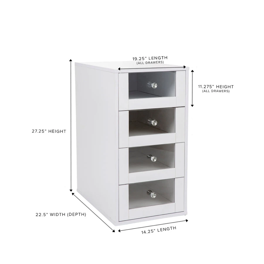 SlayStation® 4-Drawer Vanity Storage Unit 8 SlayStation® 4-Drawer Vanity Storage Unit - Image 6