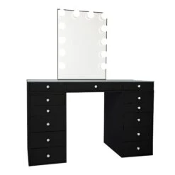 SlayStation® Plus 2.0 Tabletop + Vanity Mirror + 5 Drawer Units Bundle 24 SlayStation® Plus 2.0 Tabletop + Vanity Mirror + 5 Drawer Units Bundle -Impressionsvanity slaystation plus 2.0 drawer bundle blk glow xl