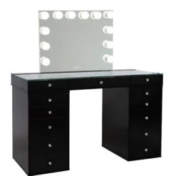 SlayStation® Plus 2.0 Tabletop + Vanity Mirror + 5 Drawer Units Bundle 27 SlayStation® Plus 2.0 Tabletop + Vanity Mirror + 5 Drawer Units Bundle -Impressionsvanity slaystation plus 2.0 drawer bundle blk premiere plus