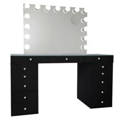 SlayStation® Pro 2.0 Tabletop + Vanity Mirror + 5 Drawer Units Bundle 25 SlayStation® Pro 2.0 Tabletop + Vanity Mirror + 5 Drawer Units Bundle -Impressionsvanity slaystation pro 2.0 drawer bundle blk premiere pro