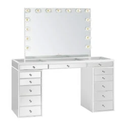 SlayStation® Pro Premium Mirrored Vanity Table