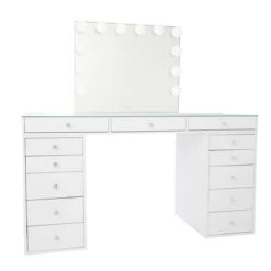 SlayStation® Pro 2.0 Tabletop + Vanity Mirror + 5 Drawer Units Bundle