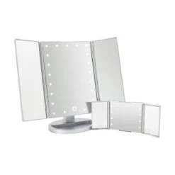 Touch & Go Trifold Makeup Mirror Bundle 20 Touch & Go Trifold Makeup Mirror Bundle -Impressionsvanity touch and go bundle SLV 01
