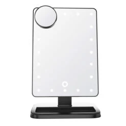 Touch XL Dimmable LED Makeup Mirror With Bluetooth