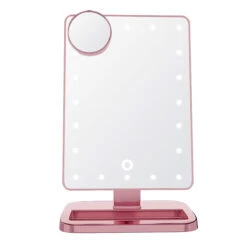 Touch XL Dimmable LED Makeup Mirror With Bluetooth 28 Touch XL Dimmable LED Makeup Mirror With Bluetooth -Impressionsvanity touch xl bt PNK 01
