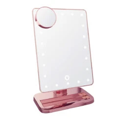 Touch XL Dimmable LED Makeup Mirror With Bluetooth 29 Touch XL Dimmable LED Makeup Mirror With Bluetooth -Impressionsvanity touch xl bt PNK 02