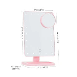 Touch XL Dimmable LED Makeup Mirror With Suction 5X 37 Touch XL Dimmable LED Makeup Mirror With Suction 5X -Impressionsvanity touch xl dimmable makeup mirror