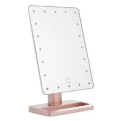 Touch XL Dimmable LED Makeup Mirror With Suction 5X 38 Touch XL Dimmable LED Makeup Mirror With Suction 5X -Impressionsvanity touchXL rosegold1 website