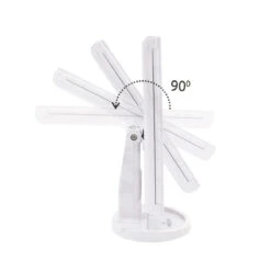 Touch Trifold Dimmable LED Makeup Mirror -Impressionsvanity trifold marble side