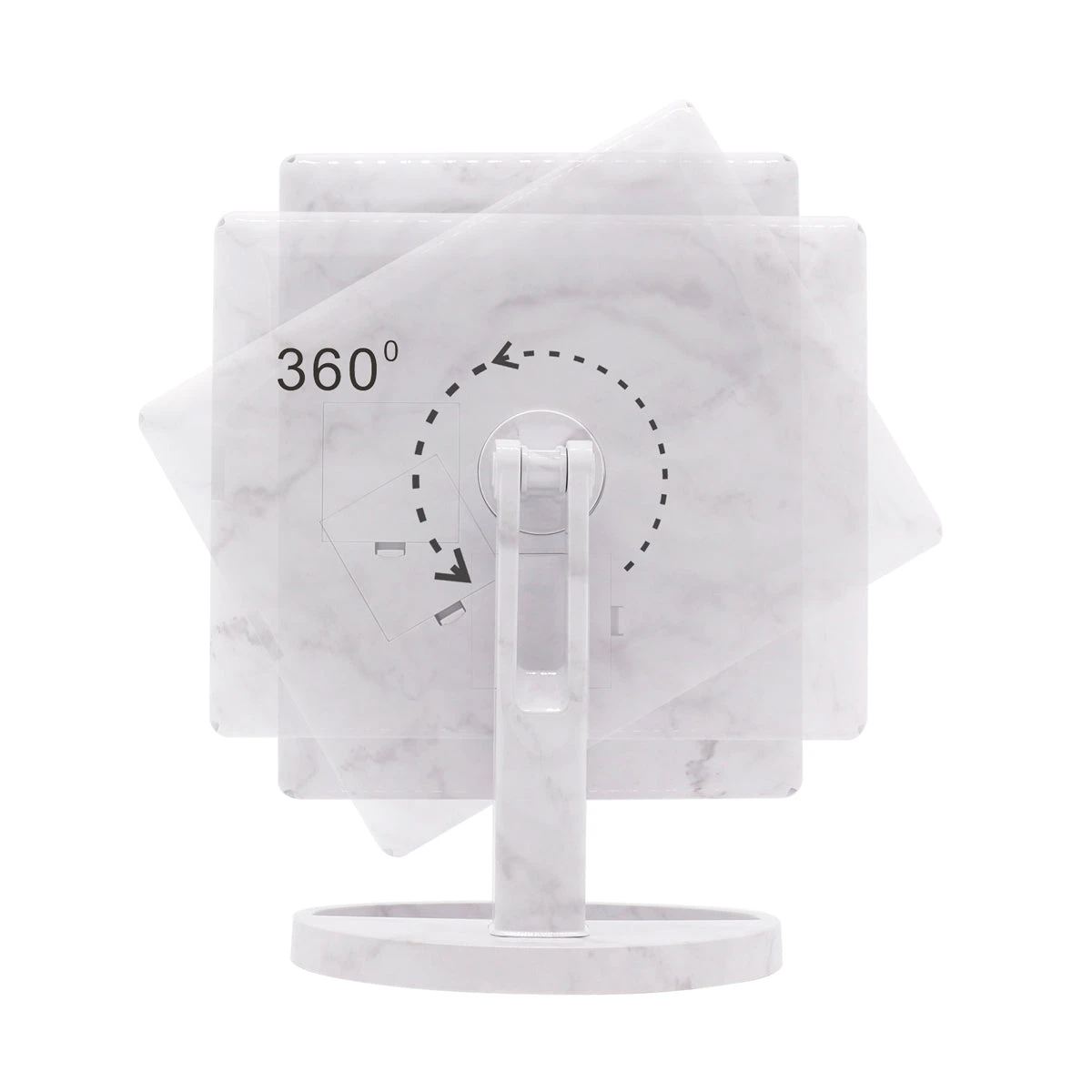 Touch Trifold XL Dimmable LED Makeup Mirror 6 Touch Trifold XL Dimmable LED Makeup Mirror - Image 4