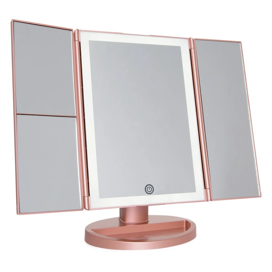 Touch Trifold 2.0 LED Makeup Mirror With Magnification 6 Touch Trifold 2.0 LED Makeup Mirror With Magnification - Image 4