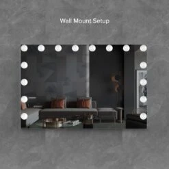 Glamour Tri-Tone Wide LED Makeup Mirror 13 Glamour Tri-Tone Wide LED Makeup Mirror -Impressionsvanity web pdp prod