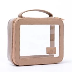 Santorini Mini Cosmetic Case 8 Santorini Mini Cosmetic Case -Impressionsvanity web pdp santor beige front